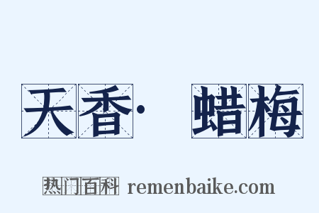 天香·蜡梅是什么意思的图片